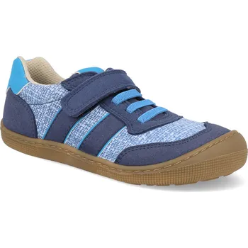 Barefoot dětské tenisky Koel - Dylan Textiel navy tmavě modré Velikost: 29