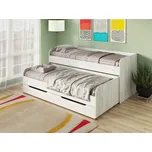 Max-i Dětská postel HADAR-5 | 80 x 190 cm, s výsuvnou přistýlkou a zásuvkami Zvolte barvu:: bílá