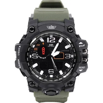 Hodinky Hodinky SHOCK s gumovým řemínkem ZELENÉ (Hodinky SHOCK s gumovým řemínkem ZELENÉ)