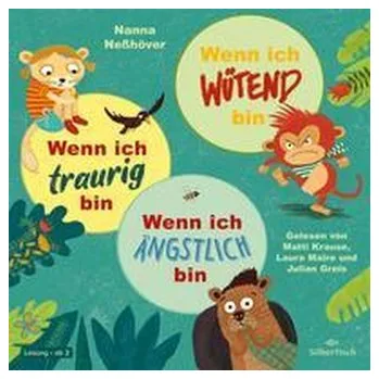 První čtění Wenn ich wütend bin - Neßhöver, Nanna [DE] (2022, CD, Silberfisch)
