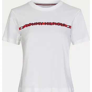 Dámské tričko Dámské Tričko s krátkým rukávem UW0UW02551-YBR - Tommy Hilfiger S