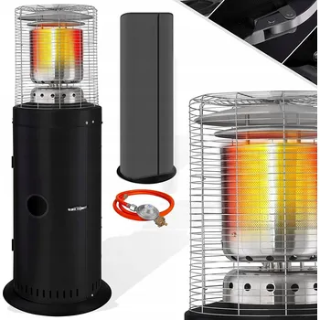 Průmyslové topidlo Terasový ohřívač 12,5 kW 143 cm