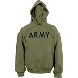 Mikina s kapucí US ARMY ZELENÁ (Mikina s kapucí US ARMY ZELENÁ)