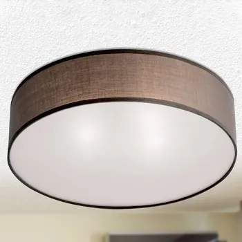 Orion Textilní stropní světlo Seda, hnědá hnědá, průsvitná 3 x 40 W - Doprava zdarma