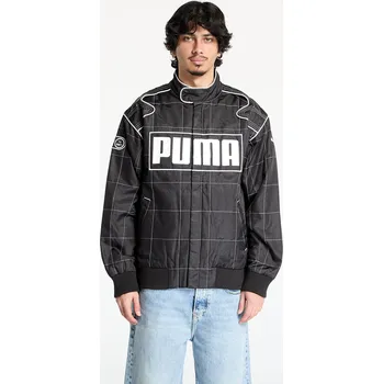 Pánská větrovka Větrovka Puma Archive Seasonal Relaxed Racer Jacket PUMA Black L