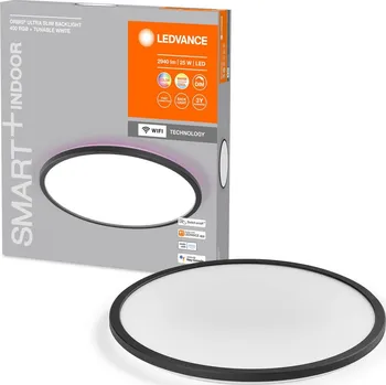 Lampička LEDVANCE SMART+ WiFi Orbis Ultra Slim podsvícení, Ø40cm černá černá, opálová LED 25 W celkem - Doprava zdarma