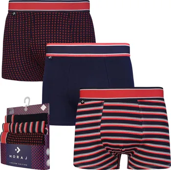 Boxerky Moraj MBXC 650-011/3 Barva: Modrá - tmavě, Velikost: XL