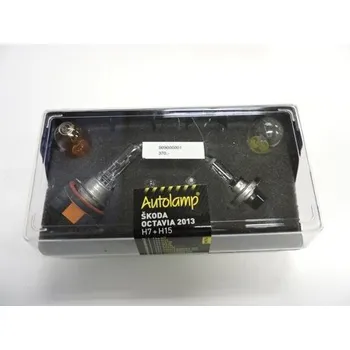 Autožárovka Sada žárovek OCTAVIA 2013 H7 + H15, AUTOLAMP AK74, pro OCTAVIA, III. 5E. Typové číslo: AK74,AK74,AK74