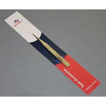 Kosmetická pinzeta Amazing Art 18444 Přesná rovná pinzeta 120mm