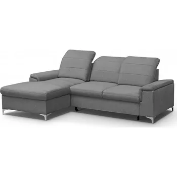 Sedací souprava BENETON MINI - Levá rohová sedací souprava - látka ŠEDÁ -VENA 18 - kolekce "MRS"(Bergamo mini) (K250-S) NOVÁ LÁTKA