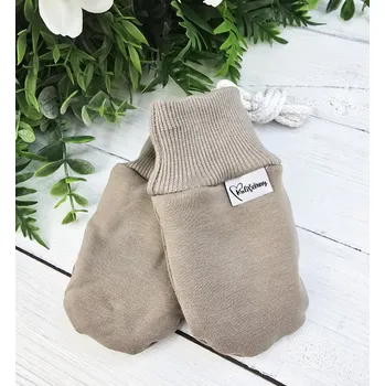 Rukavice Kulišárny Bezpalcové zateplené rukavice PÍSKOVÁ Věk v měsících: 12-24 měsíců