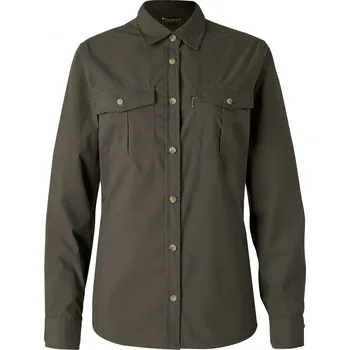 Pánská košile Pinewood Dámská lovecká košile Safari L/S Velikost: S Dark Olive Green