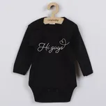Dětské body s potiskem New Baby Hi guys, vel. 62 (3-6m)
