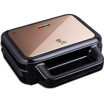 Toustovač BerlingerHaus Sendvičovač a vaflovač s nepřilnavým povrchem 3v1 Rosegold Metallic Line BH-9453 + DOPRAVA ZDARMA