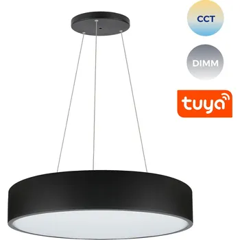 Svítidlo LED designový lustr Moderna 36W Tuya CCT Ra80 120° černý