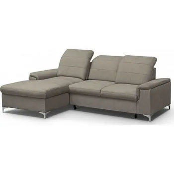 Sedací souprava BENETON MINI - Levá rohová sedací souprava - látka HNĚDÁ -VENA 14 - kolekce "MRS"(Bergamo mini) (K250-S) NOVÁ LÁTKA