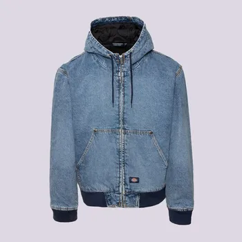 Pánská větrovka Dickies Bunda Dickies Hooded Denim Jacket Modrá M