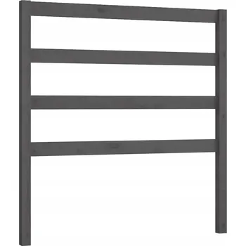 Čelo dřevěná borovice 95x100 cm šedá