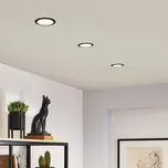 Paulmann Cole bodové světlo GU10, černá/stříbrná - Hloubka dutiny 9,5 cm černá, matná stříbrná 1 x 10 W