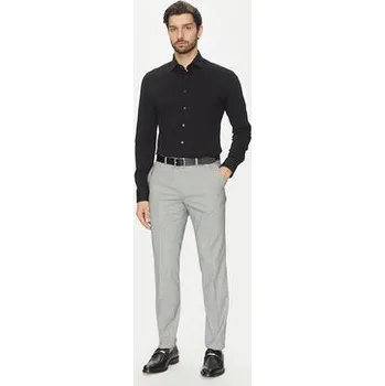 Pánská košile Michael Kors Košile MD0MD91392 Černá Slim Fit 39