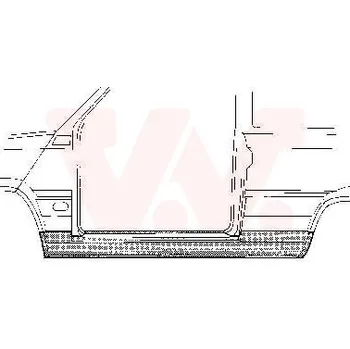 Prah karosérie Nástupní panel VAN WEZEL 1707101