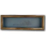 Krbová mřížka s límcem 170 x 500 mm - zlatá - bez žaluzie - 4FIRE - 4F 1750 OR