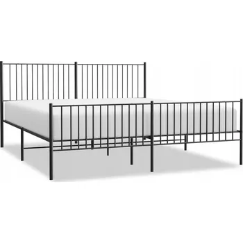 Postel Kovová postel Zakito Home 180x200 černá