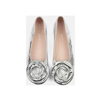 Dámská obuv L37 Baleríny WILD ROSES Stříbrná 36