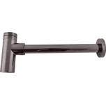 RAV SLEZÁK Umyvadlový Kovový Sifon Kulatý Metal Grey Kartáčovaná (MD0232MGK)