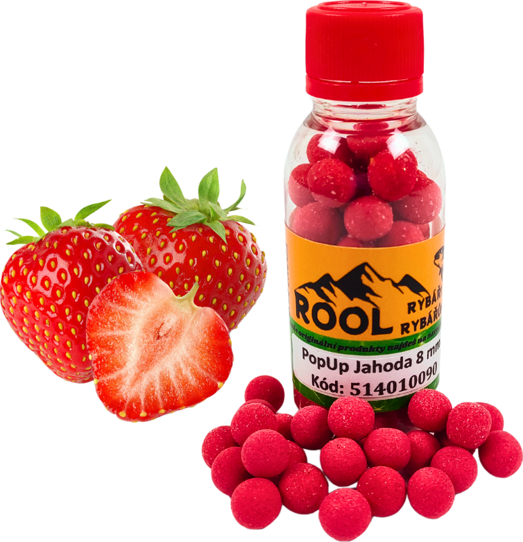 ROOL Jahodové Pop-Up 8mm plovoucí boilies