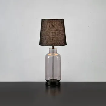 Lampička Markslöjd Stolní lampa Costero, kouřově šedá/černá, 61,5 cm - kabel 200 cm kouřově šedá, černá 1 x 60 W - Doprava zdarma