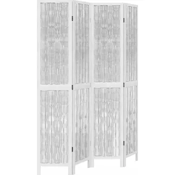 Paraván Dekorační Paraván Větvičky Vrby Bílá 140x200 cm