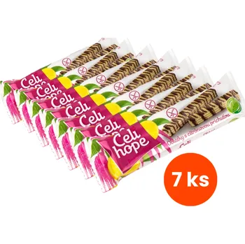 Zvýhodněný balíček 7 ks Celi Hope Oplatka s citrónovou příchutí 25g
