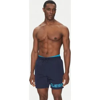 Pánské plavky Guess Plavecké šortky F5GT12 WH1C2 Tmavomodrá Regular Fit S