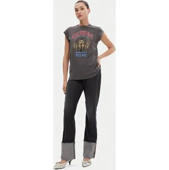 Pánské tričko PINKO T-Shirt Marrakech 104603 A2DA Šedá Regular Fit XS