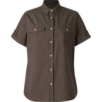 Pánská košile Pinewood Dámská lovecká košile Safari S/S Velikost: XS Dark Olive Green