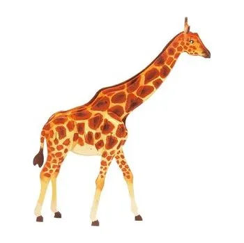 Dřevěná hračka Puzzle drewniane 3D Do Malowania Żyrafa