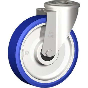 Příslušenství k zahradní technice Nerezové polyuretanové pojezdové kolo 35415-ADINYL SOFT 125 INOX20