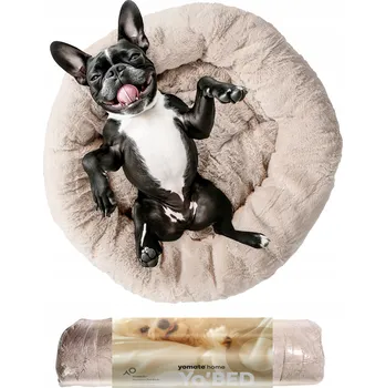 Pelíšek pro psa Psí pelíšek Yomate hnědý 60 cm x 60 cm