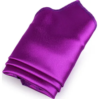 Látkový kapesník Saténový kapesníček do saka v krabičce, barva 20 (21) fialová