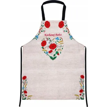Kuchyňská zástěra Kuchyňská zástěra pro babičku - folklór Kociewie