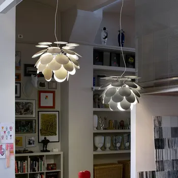 MARSET Discocó závěsná lampa Ø 53 cm šedá matná - Stříška - Ø 11 cm, výška 3,5 cm 1 x 14 W LED - Doprava zdarma