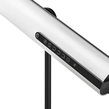 Lampička HEAVN One, QI, senzor vzduchu, černý - délka stínidla 85 cm; Ø základny 28 cm; délka kabelu 250 cm černá, bílá 3 x 18 W LED - Doprava zdarma