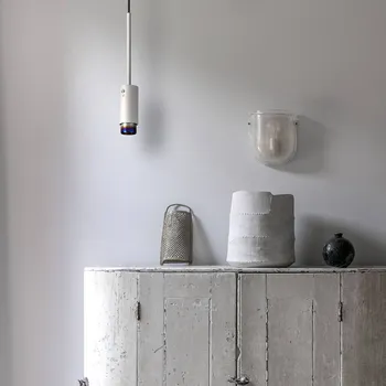 Buster + Punch Exhaust závěsné světlo šedá/pálená - Ø vložky 5 cm šedá kamenná, ocel pálená 1 x 9 W LED - Doprava zdarma