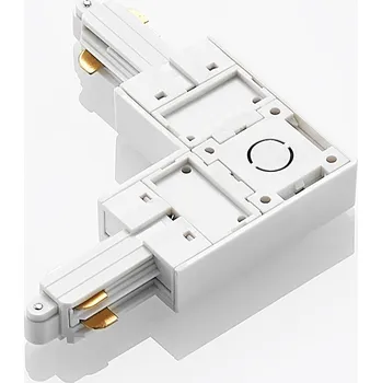 Bodové svítidlo Rohový konektor Lindby Linaro, bílý, 1-fázový systém bílá