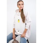 Kesi Zateplená mikina s jahodovým motivem Barva: Béžová, Velikost: UNI