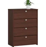 Botník se 4 přihrádkami 60cm - wenge