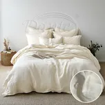 Dante Lněné povlečení odstín Ecru