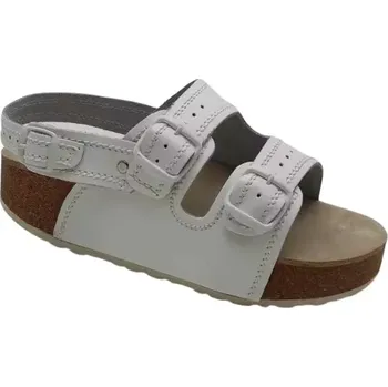 Dámská obuv VANIMAR Kožené korkáče - korkové sandále - bílé, vel. 36 - 42 vel. 37 - délka vnitřní stélky 24,4 cm