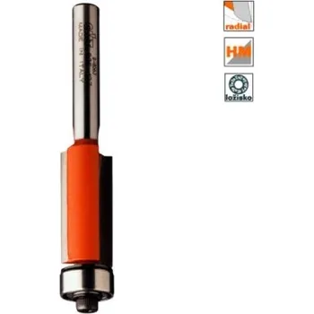 Příslušenství k frézce CMT Orange Tools C90619011 - Fréza ořezávací pr. 19,0x16,0 mm s ložiskem pr. 19mm, stopka 8mm